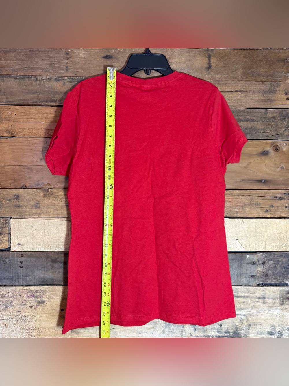 “Lashes and Lead Changes” Women’s Western Graphic T-Shirt Red size Medium - Picture 4 of 5